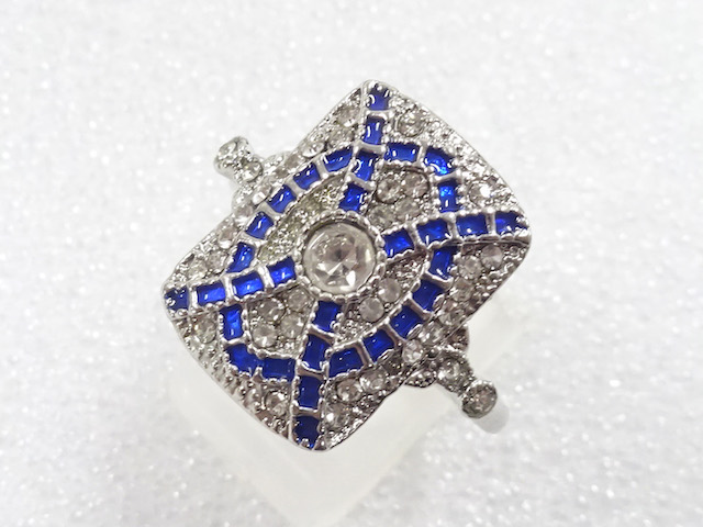 CRYSTAL FASHION RING / JP SIZE 21